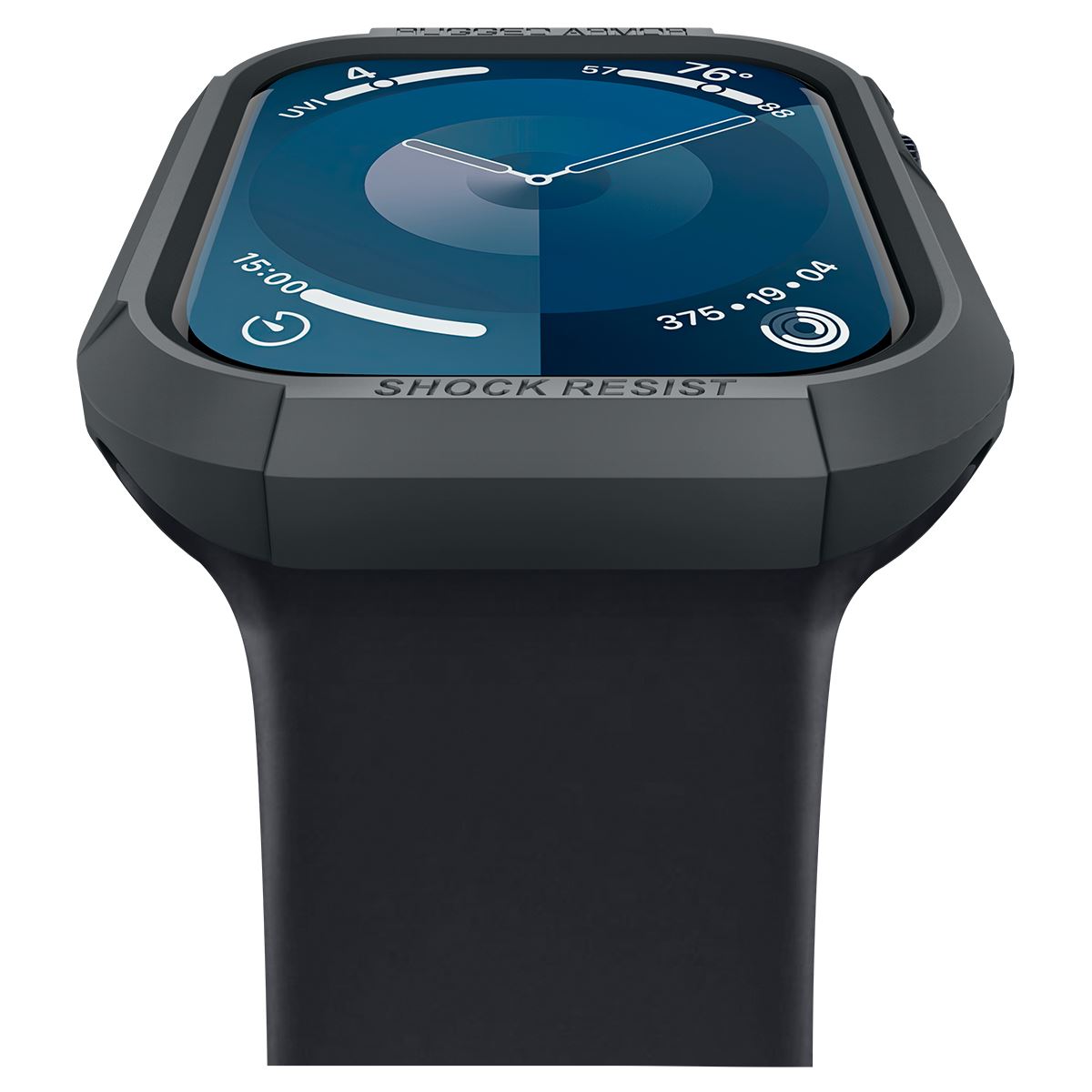 Spigen Rugged Armor, dark gray - Apple Watch 45mm/44mm (6)
