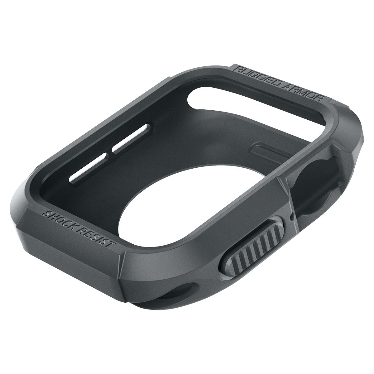 Spigen Rugged Armor, dark gray - Apple Watch 45mm/44mm (8)