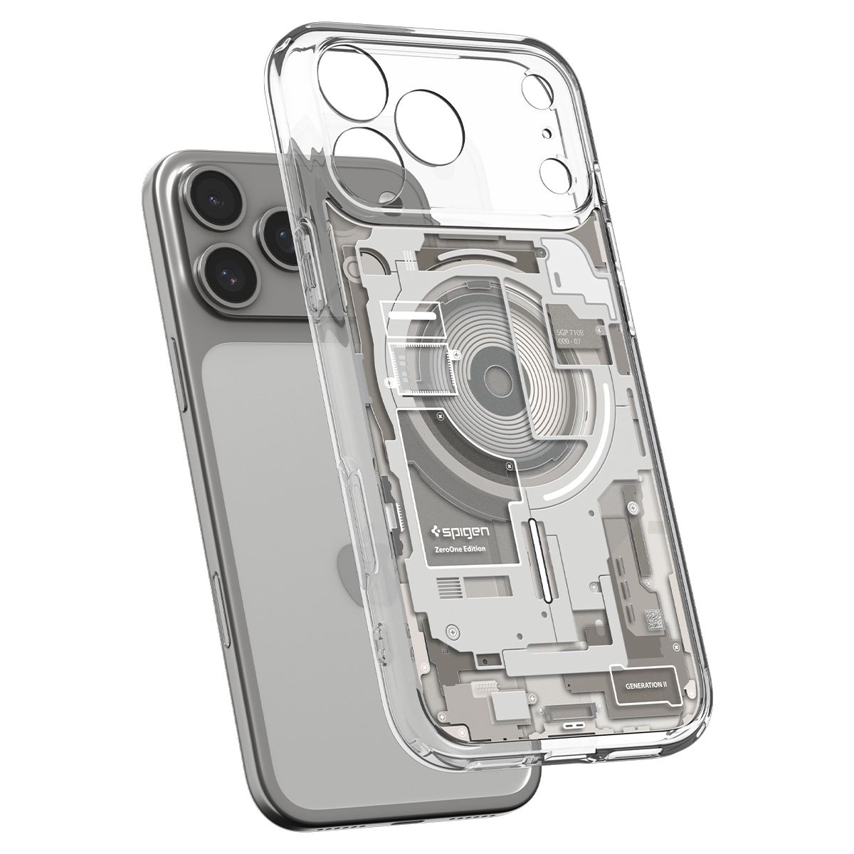 Spigen Ultra Hybrid MagSafe, zero one natural titanium - iPhone 18 Pro/17 Pro (7)