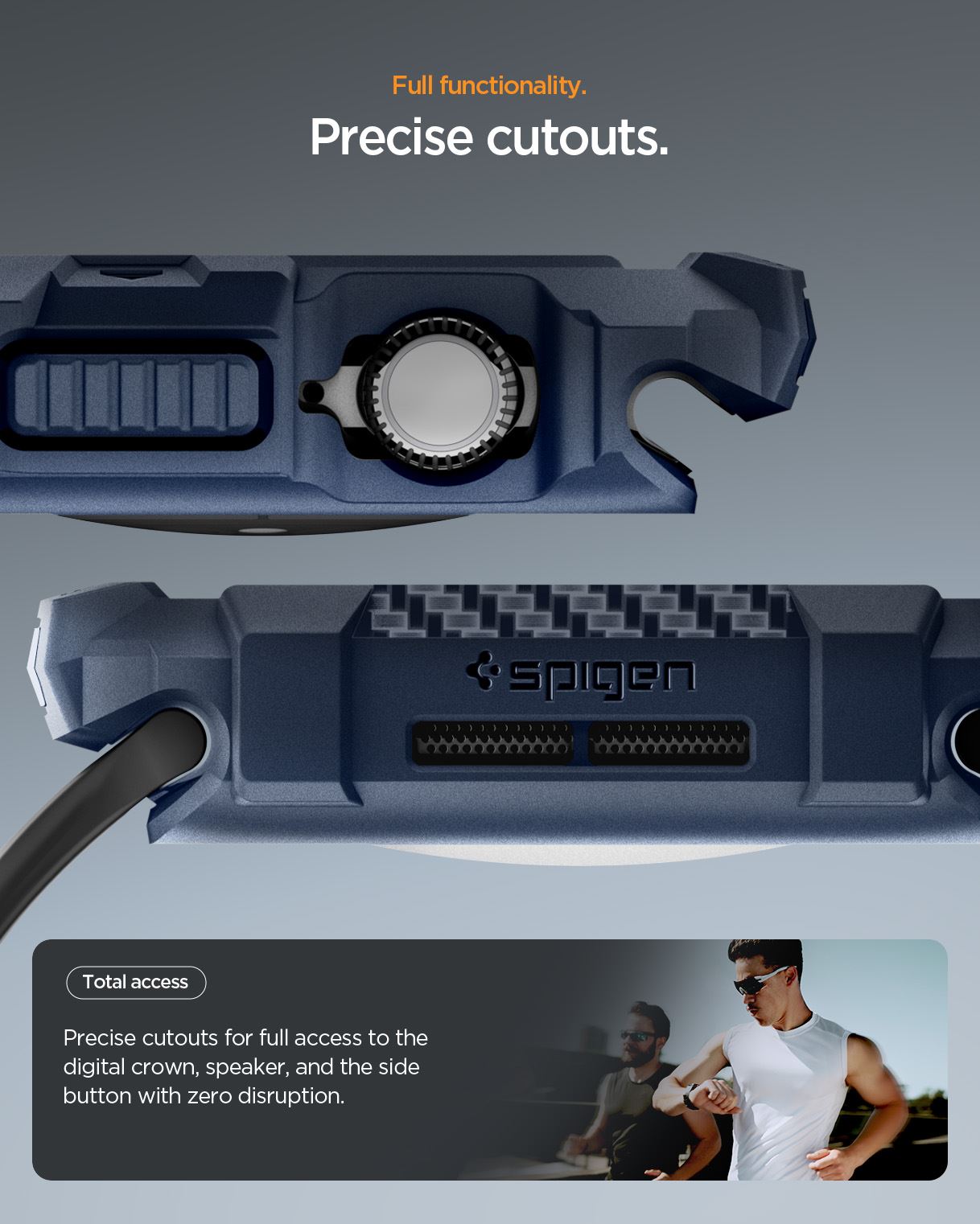 Spigen Rugged Armor 2, navy blue - Apple Watch 11 42mm (16)