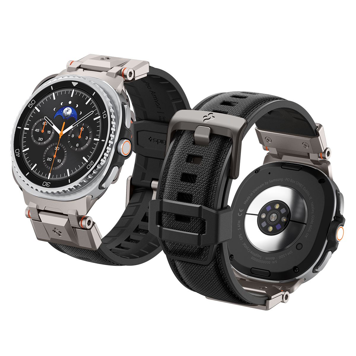 Spigen DuraPro Armor, black - Samsung Galaxy Watch 8 46mm/44mm/40mm (10)