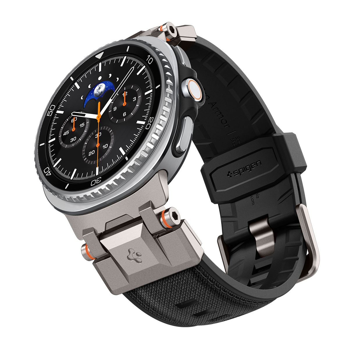Spigen DuraPro Armor, black - Samsung Galaxy Watch 8 46mm/44mm/40mm (2)