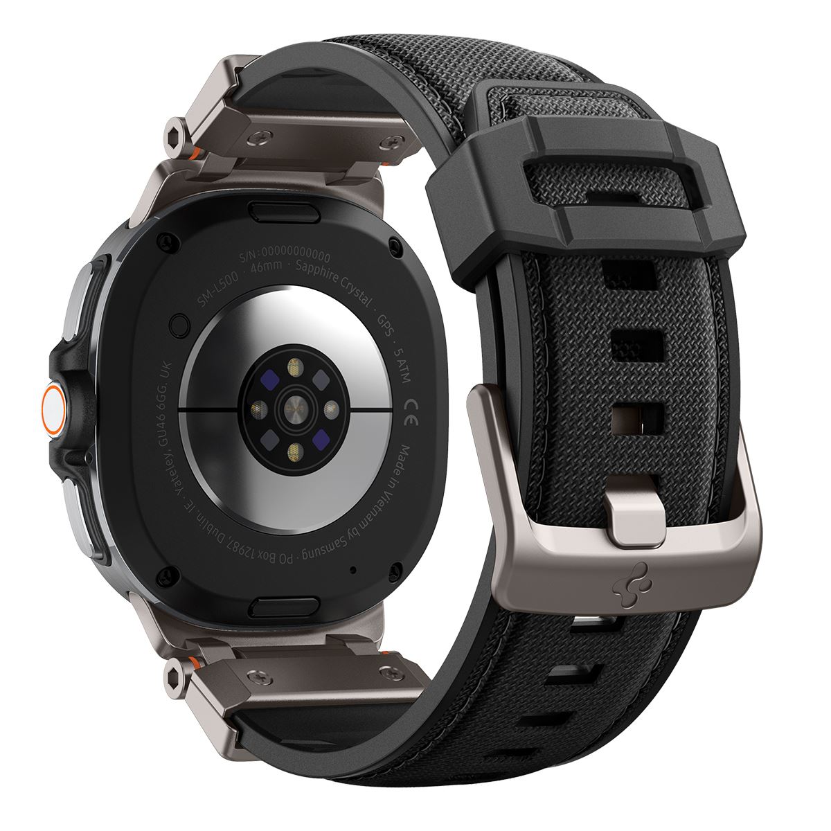 Spigen DuraPro Armor, black - Samsung Galaxy Watch 8 46mm/44mm/40mm (7)