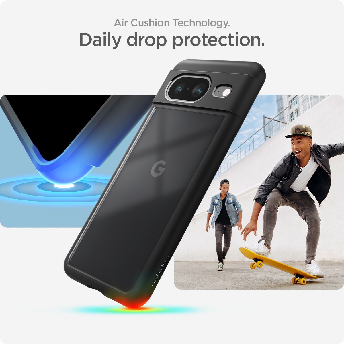 Spigen Ultra Hybrid, matte black - Google Pixel 8 (13)