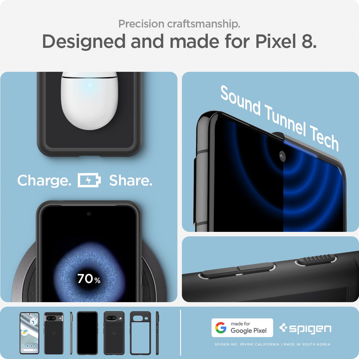 Spigen Ultra Hybrid, matte black - Google Pixel 8 (15)