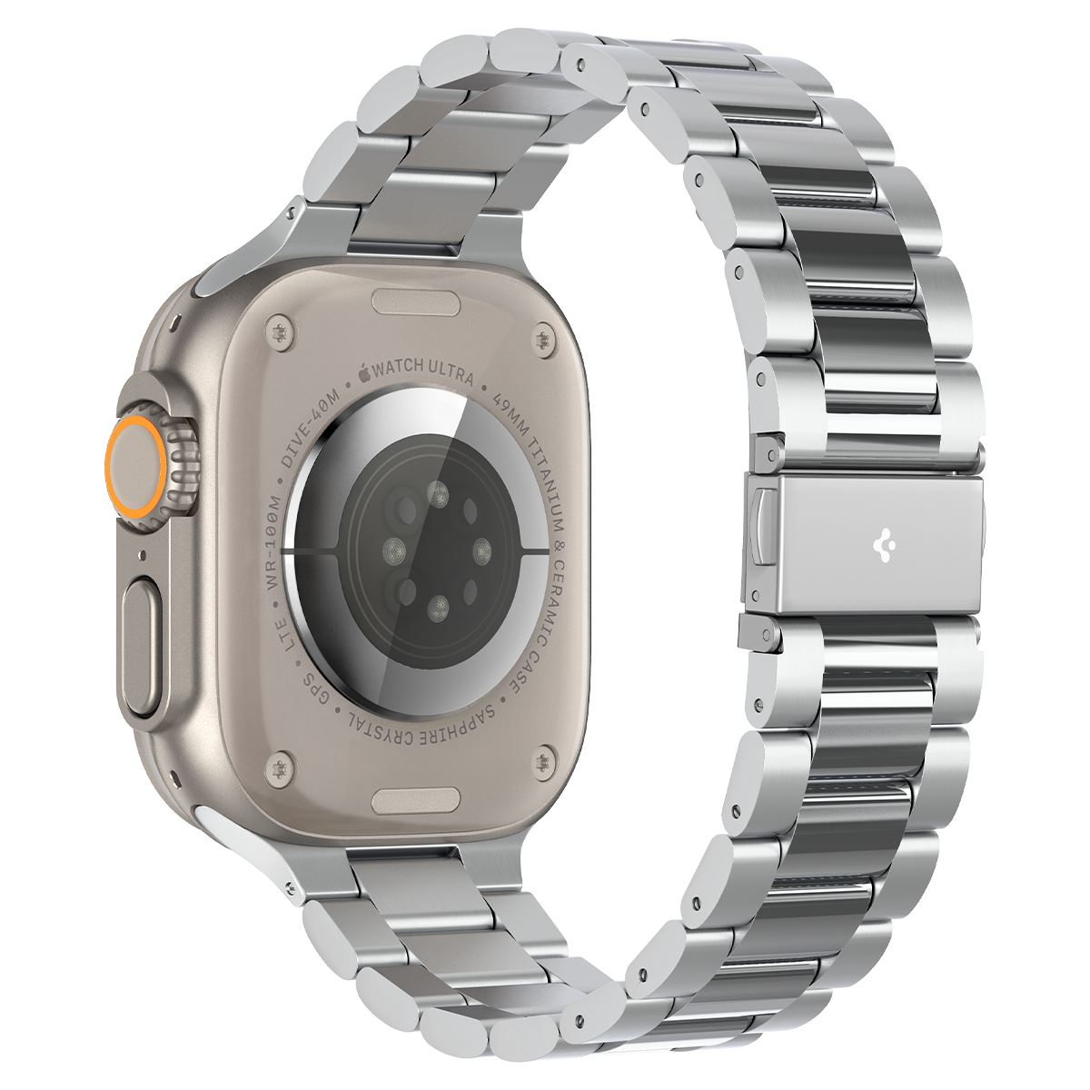 Spigen Modern Fit 316L Band, silver - Apple Watch 49mm/46mm/45mm/44mm/42mm (6)