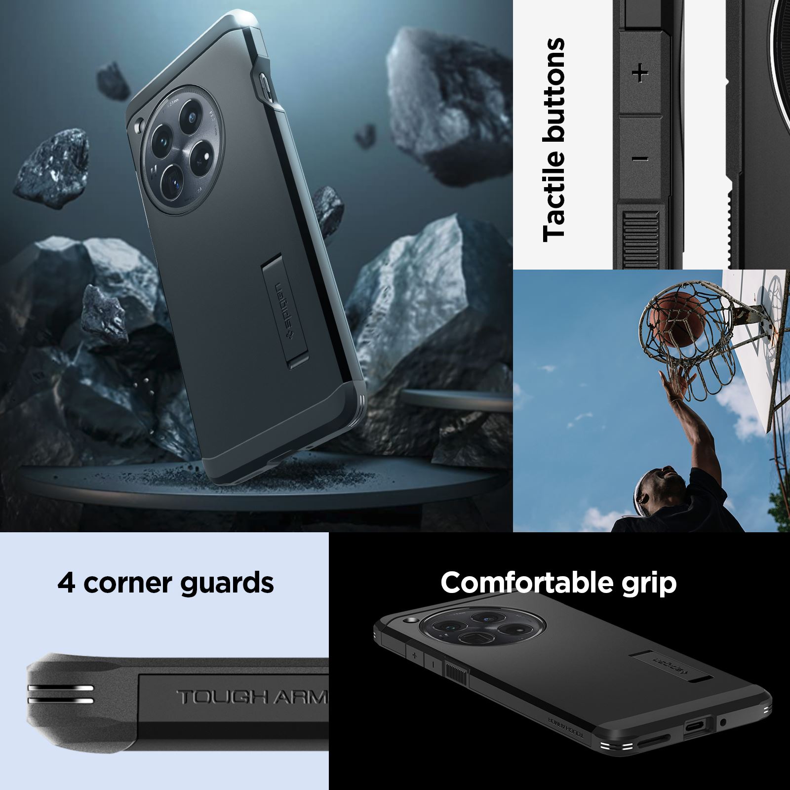 Spigen Tough Armor, black - OnePlus 12 (16)
