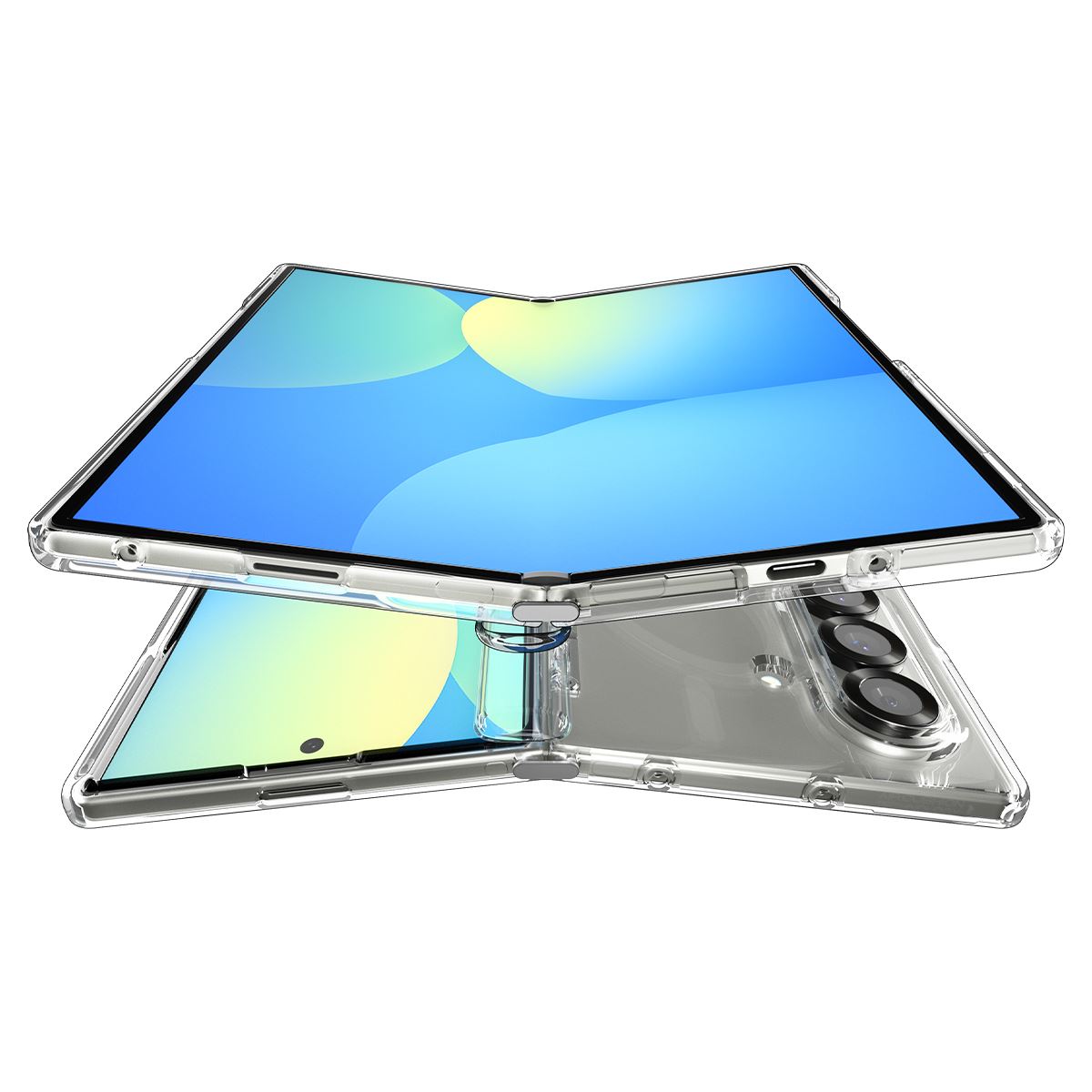 Spigen Ultra Hybrid Pro MagSafe, clear white - Samsung Galaxy Z Fold7 (15)