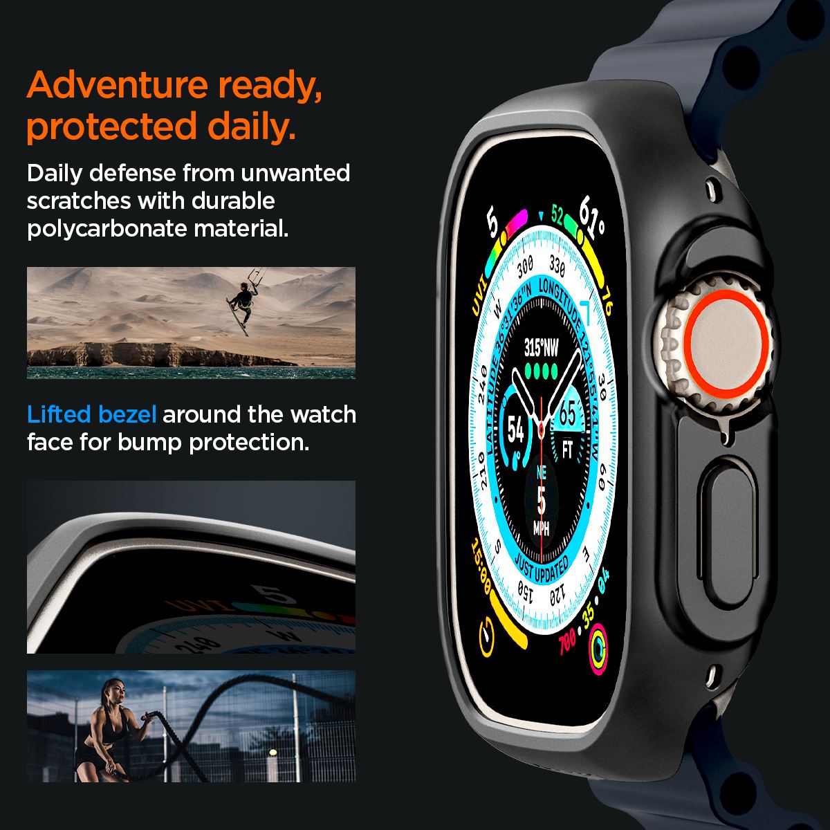 Spigen Thin Fit, black - Apple Watch Ultra 3/2/1 (12)