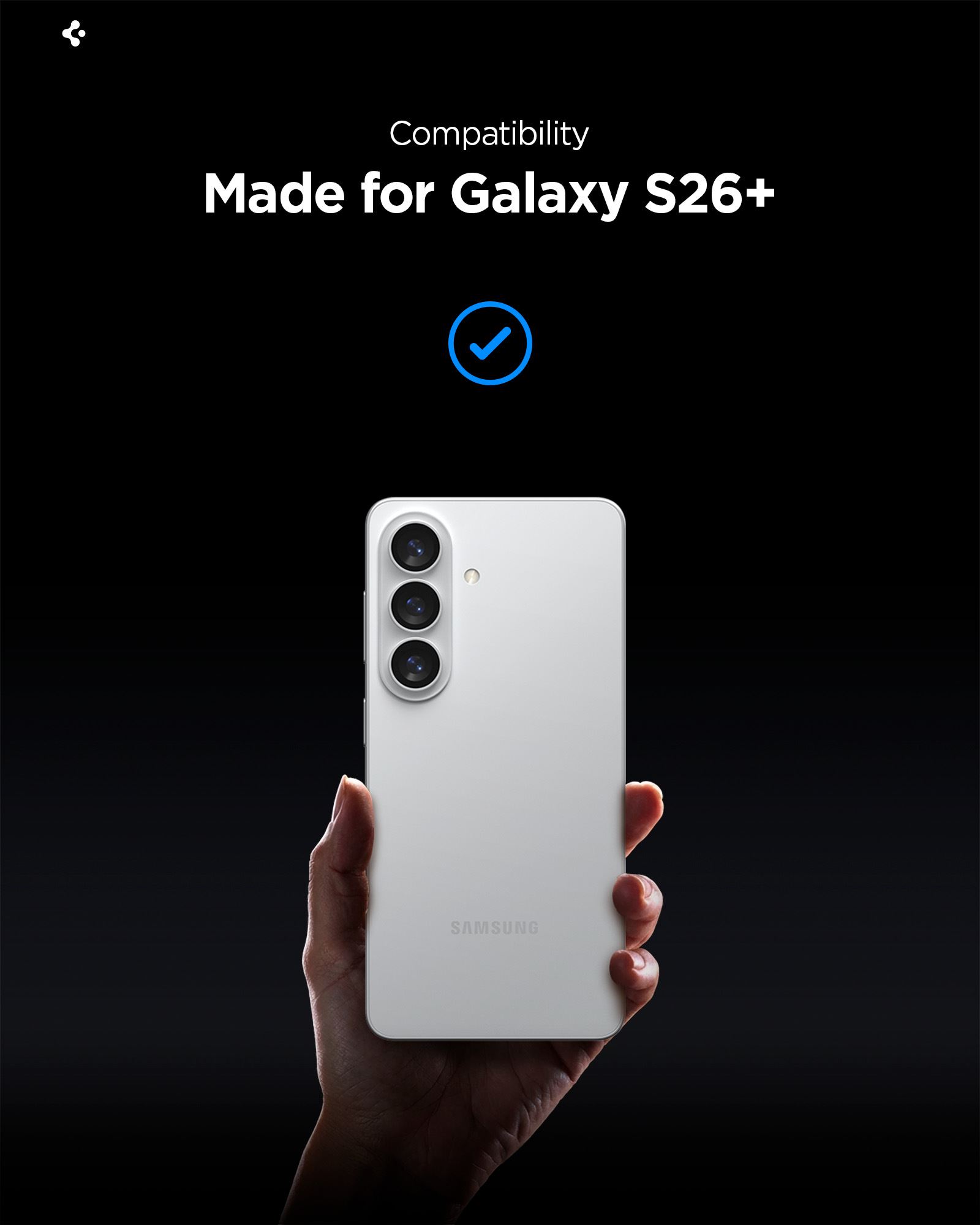 Spigen Glass tR EZ Fit Pro HD 2 Pack, transparency - Samsung Galaxy S26+ (11)