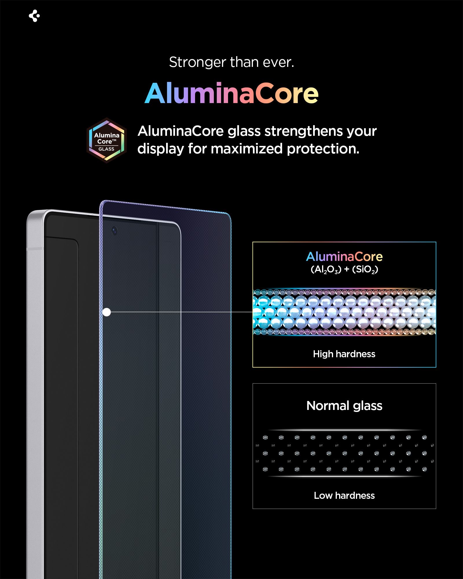 Spigen Glass tR EZ Fit Pro HD 2 Pack, transparency - Samsung Galaxy S26+ (15)