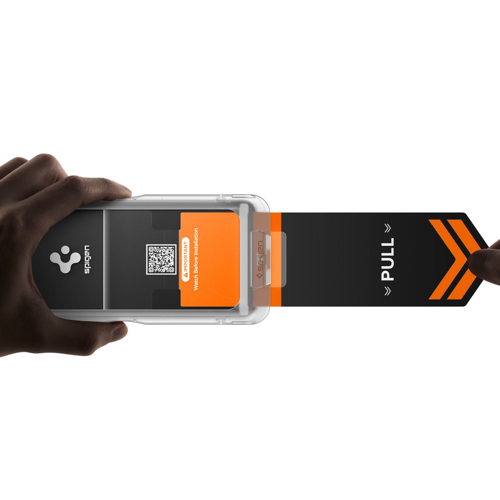 Spigen Glass tR EZ Fit Pro HD 2 Pack, transparency - Samsung Galaxy S26+ (7)