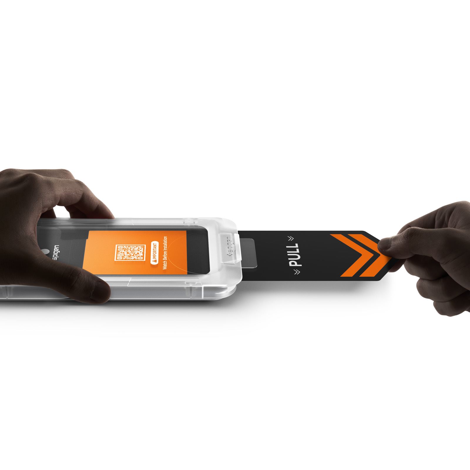 Spigen Glass tR EZ Fit Pro HD 2 Pack, transparency - Samsung Galaxy S26+ (8)