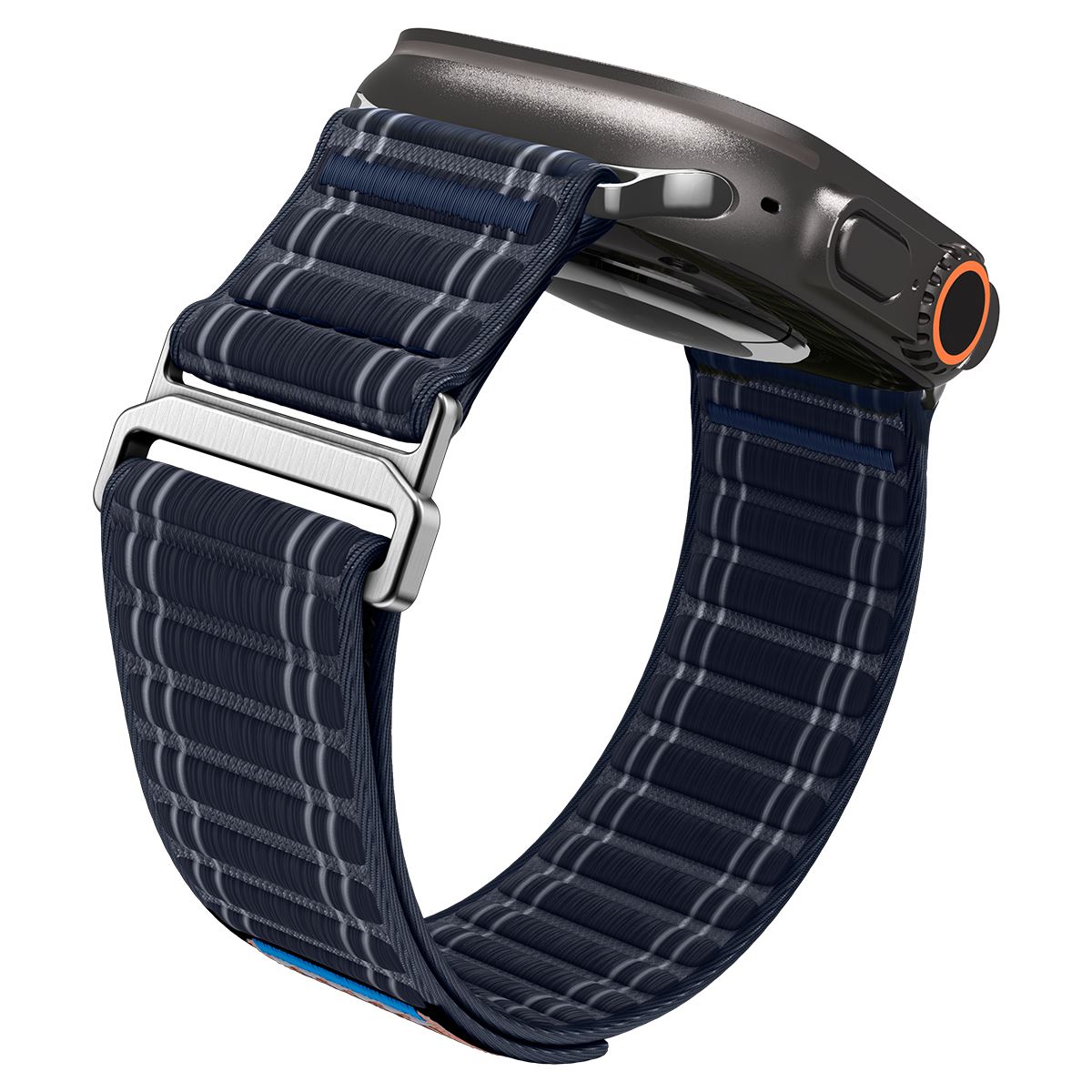 Spigen Fabric Band (hook-and-loop), navy - Apple Watch 49mm/46mm/45mm/44mm (6)