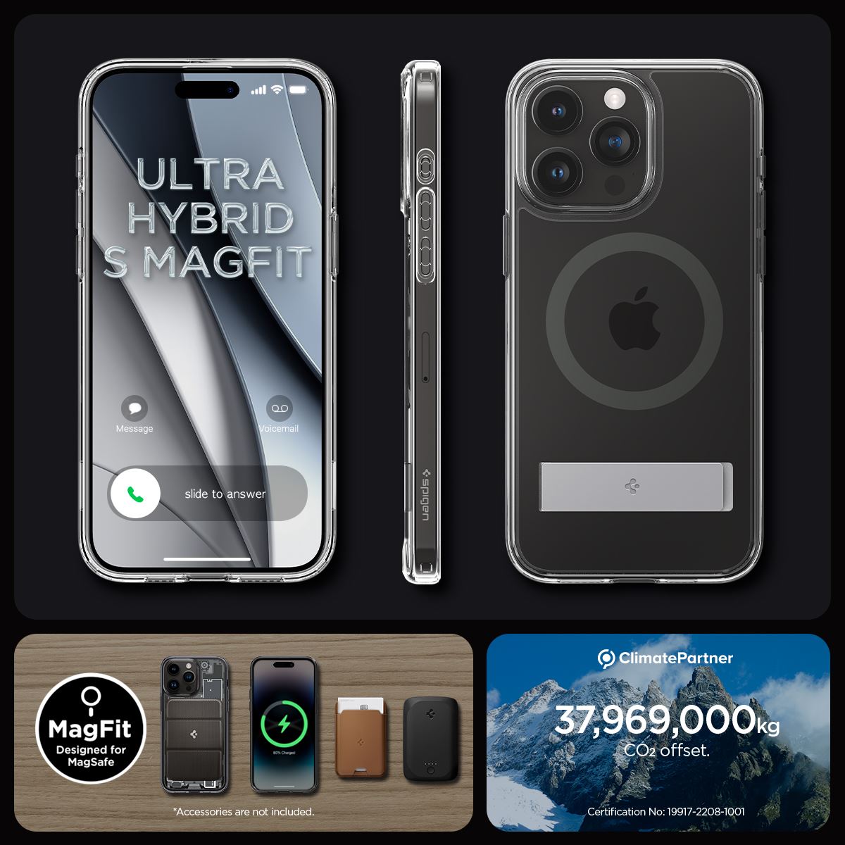 Spigen Ultra Hybrid S MagSafe, graphite - iPhone 15 Pro (18)