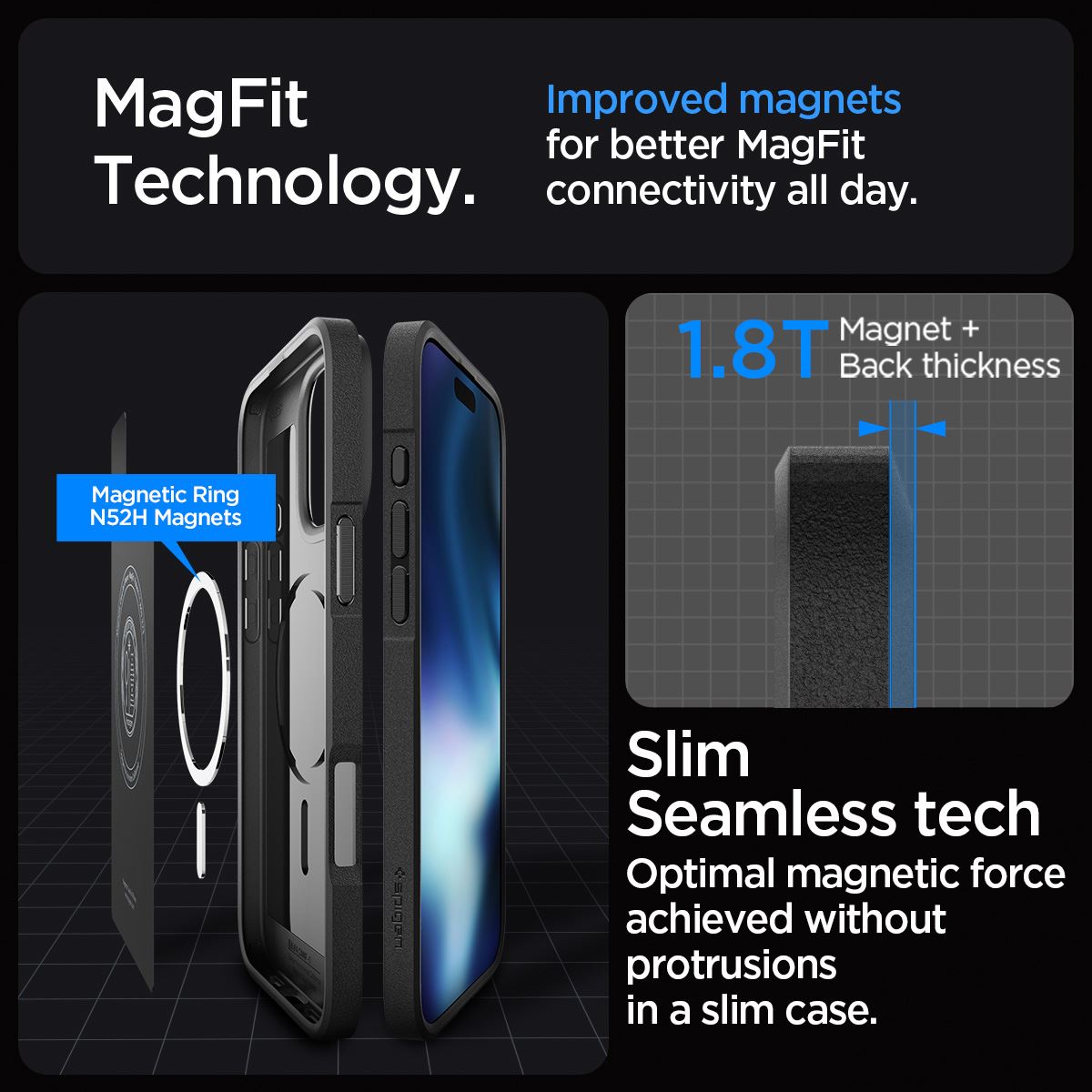 Spigen Core Armor MagSafe, matte black - iPhone 16 Pro (10)