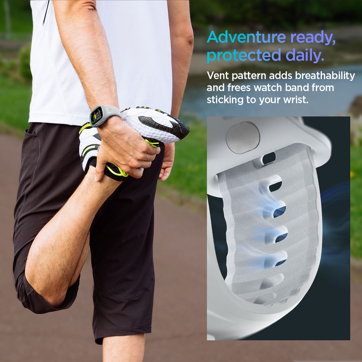 Spigen Liquid Air Pro, gray - Apple Watch 11/10 46mm (15)