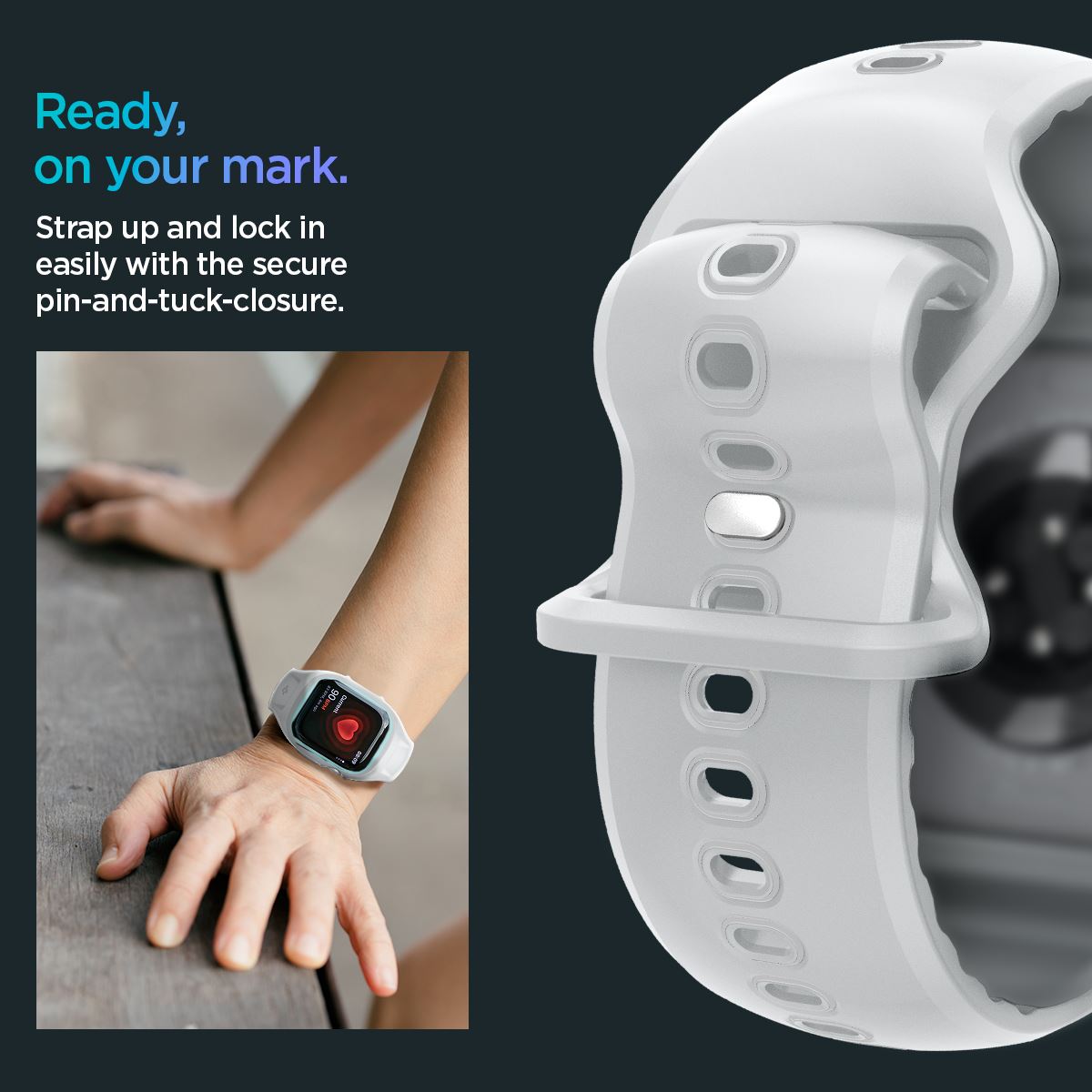 Spigen Liquid Air Pro, gray - Apple Watch 11/10 46mm (16)