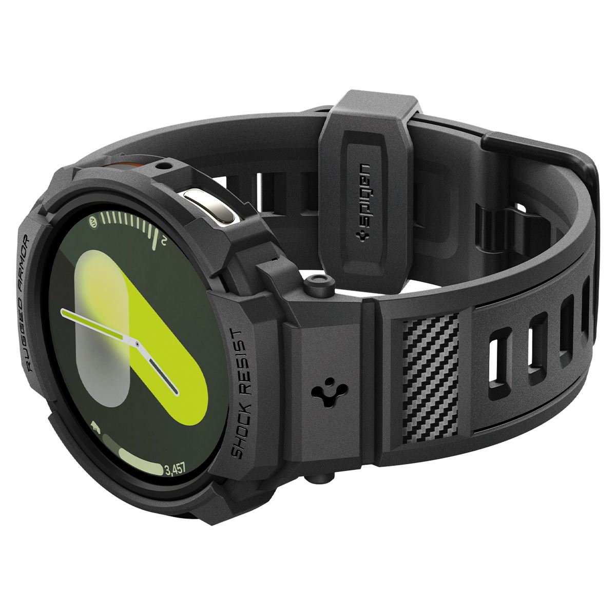 Spigen Rugged Armor Pro, matte black - Samsung Galaxy Watch 8 (40mm) (8)