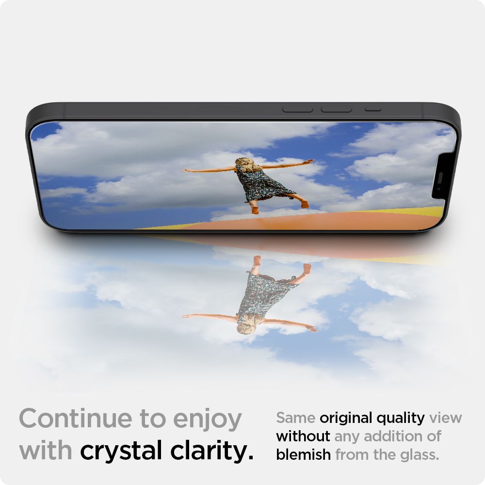 Spigen Glas tR EZ Fit, 2 Pack - iPhone 12 mini (7)