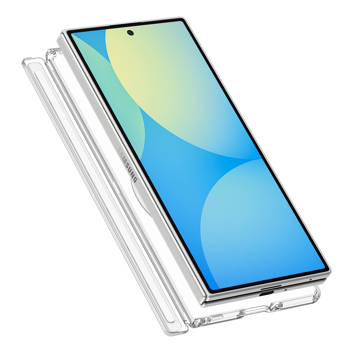 Spigen Ultra Hybrid Pro MagSafe, clear white - Samsung Galaxy Z Fold8 Ultra (10)