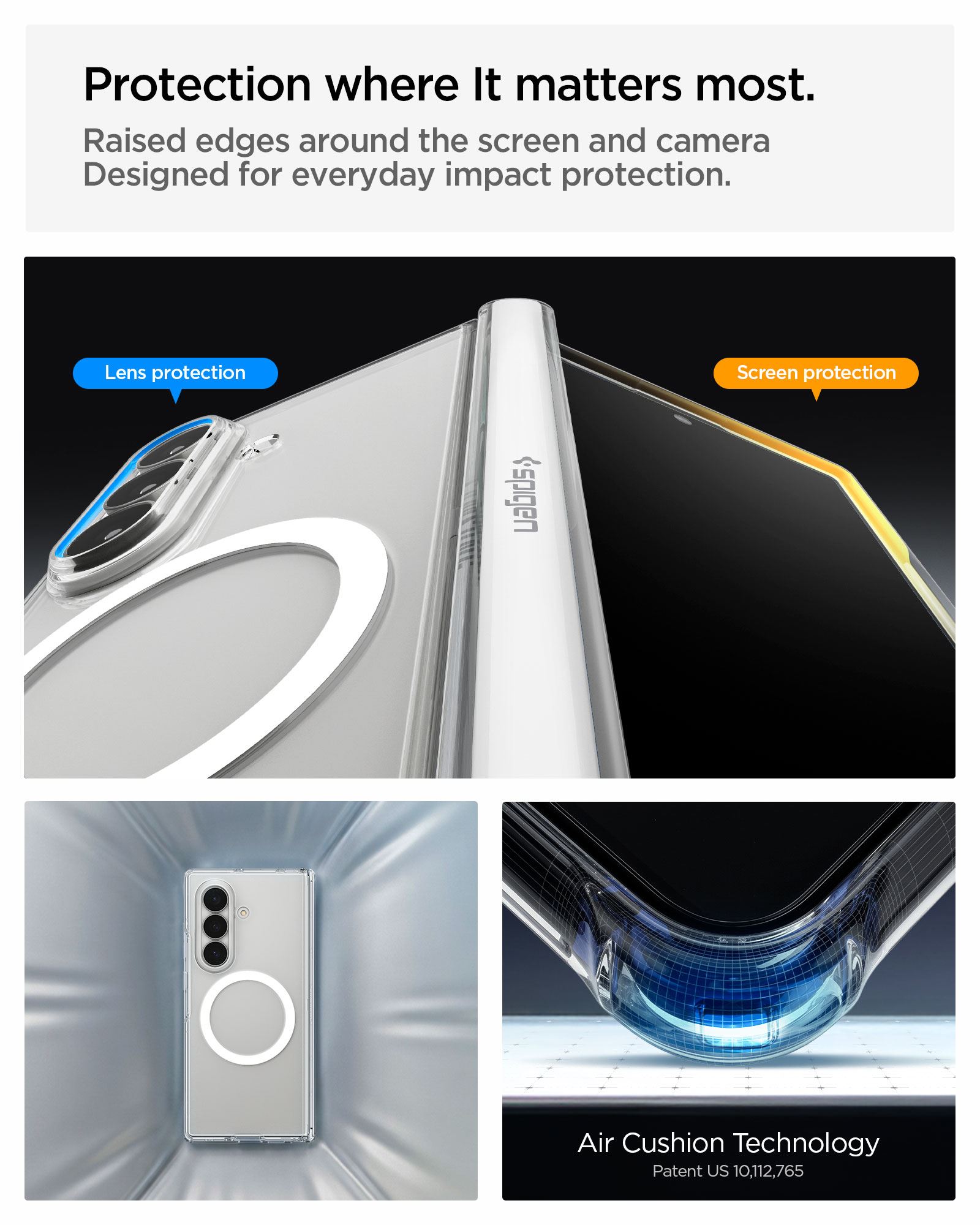 Spigen Ultra Hybrid Pro MagSafe, clear white - Samsung Galaxy Z Fold8 Ultra (14)