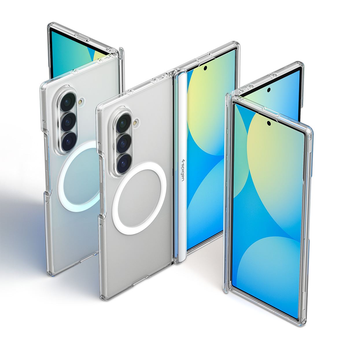 Spigen Ultra Hybrid Pro MagSafe, clear white - Samsung Galaxy Z Fold8 Ultra (7)