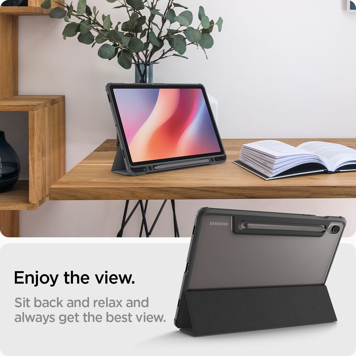 Spigen Ultra Hybrid Pro, black - Samsung Galaxy Tab S10 FE (15)