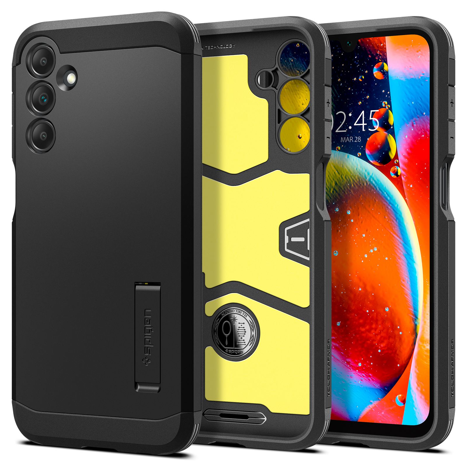 Spigen Tough Armor, black - Samsung Galaxy A15/A15 5G