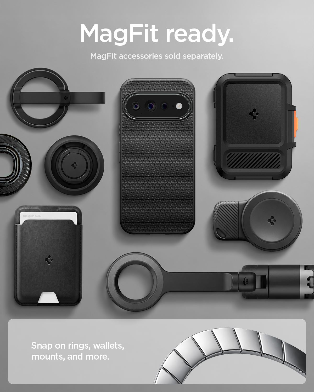 Spigen Liquid Air MagSafe, matte black - Google Pixel 11 Pro XL (15)