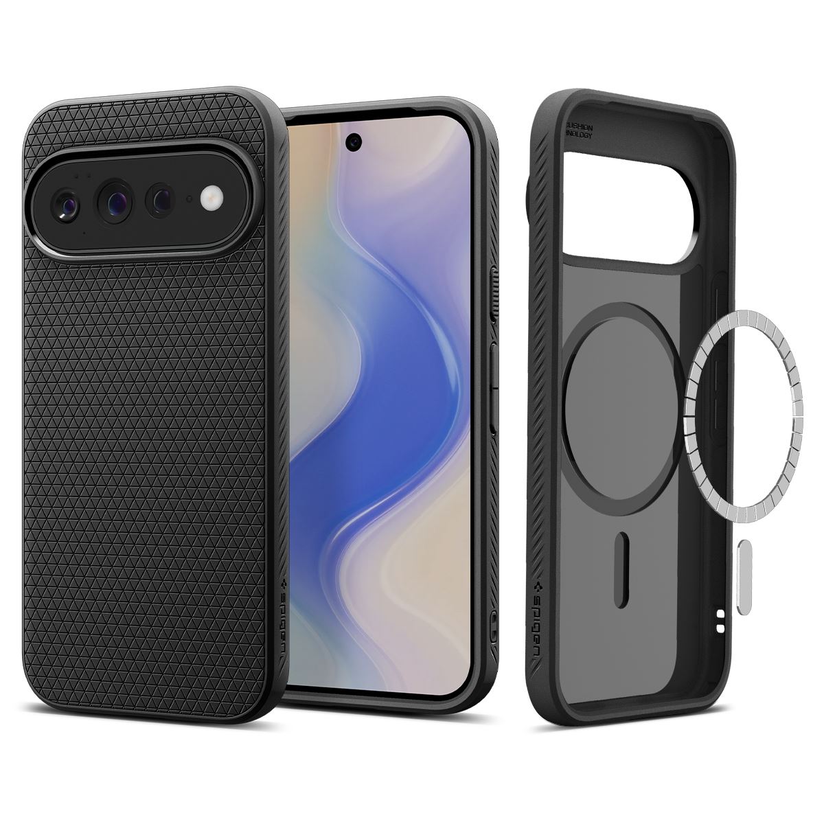 Spigen Liquid Air MagSafe, matte black - Google Pixel 11 Pro XL
