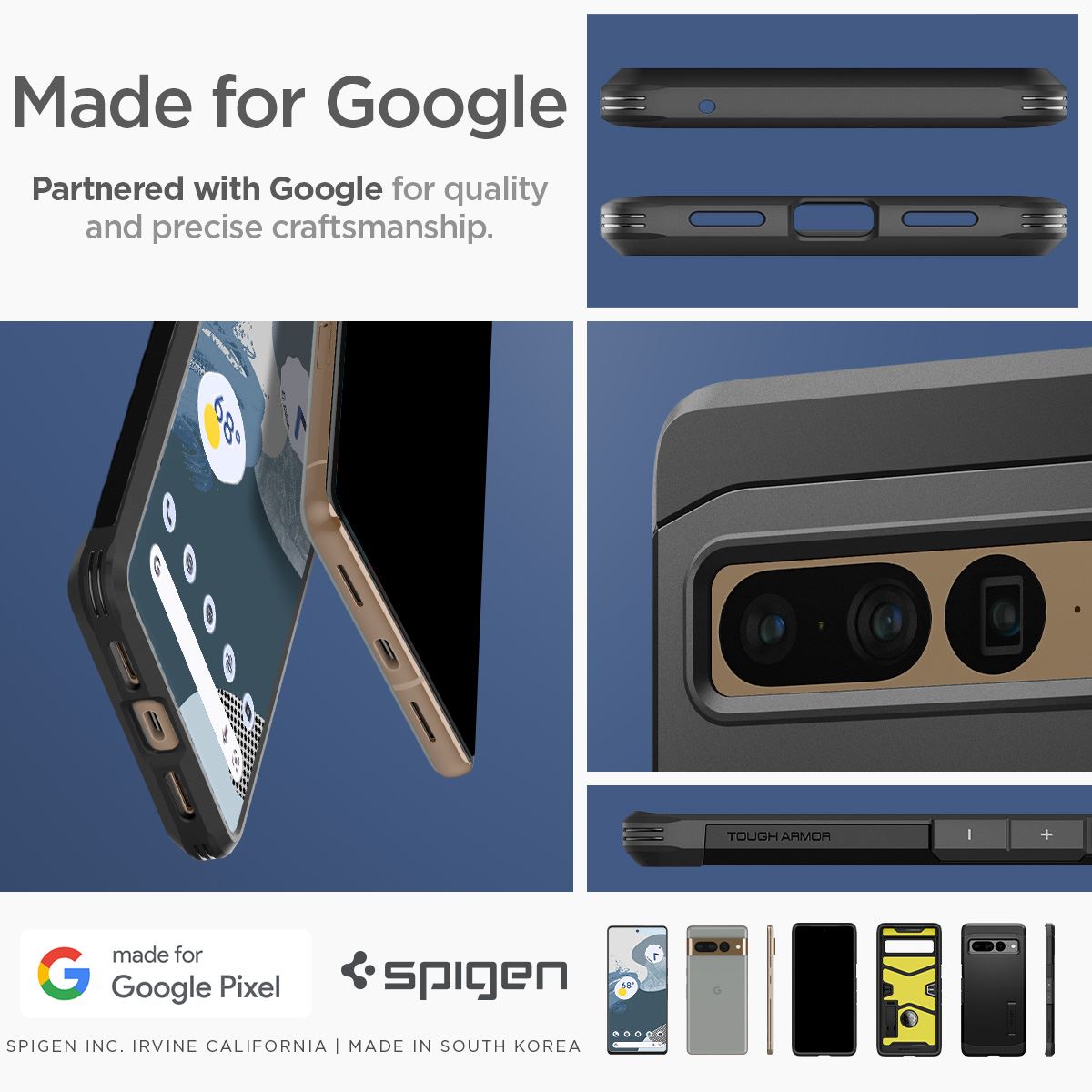 Spigen Tough Armor, black - Google Pixel 7 Pro (16)
