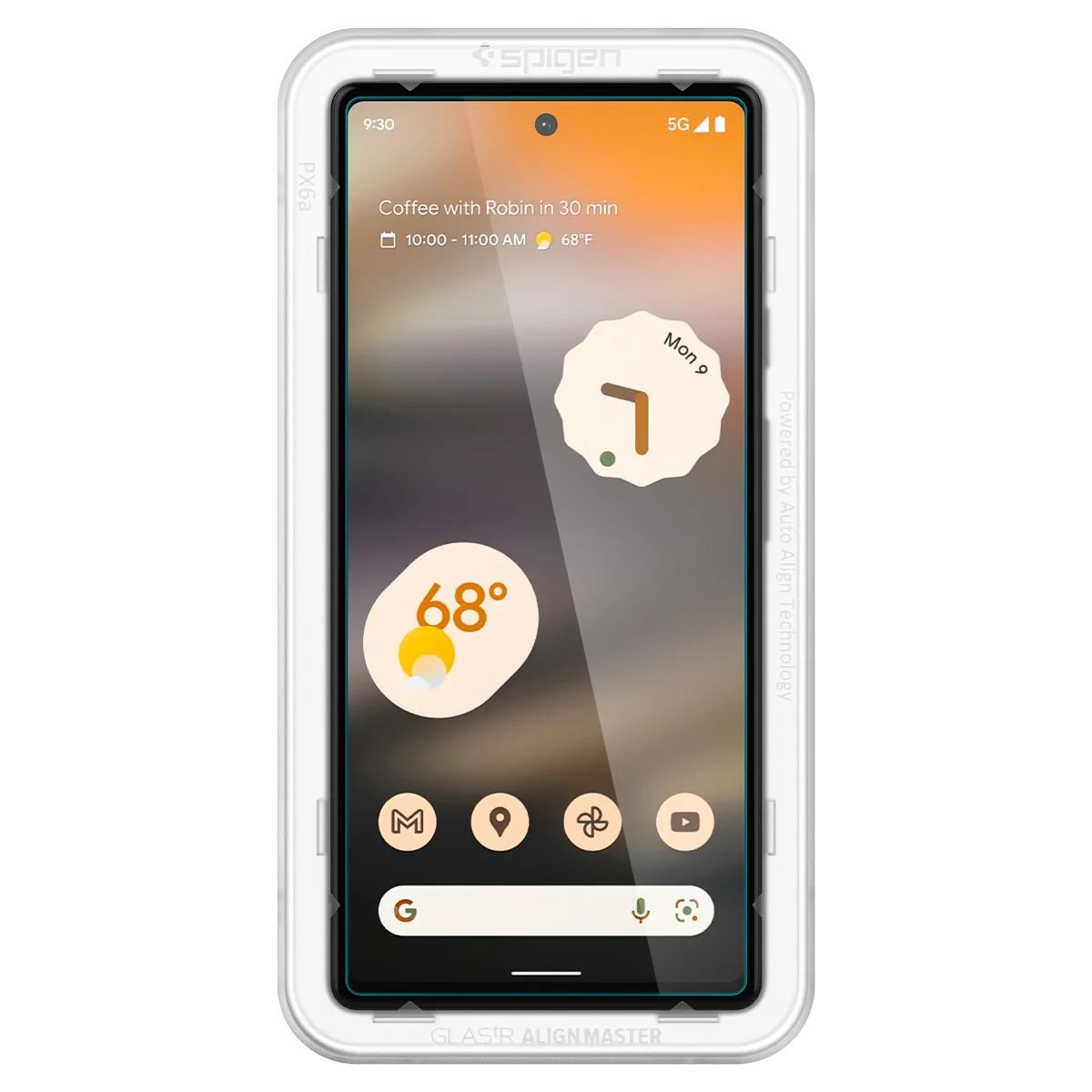 Spigen Glass AlignMaster 2 Pack, clear - Google Pixel 6a (5)