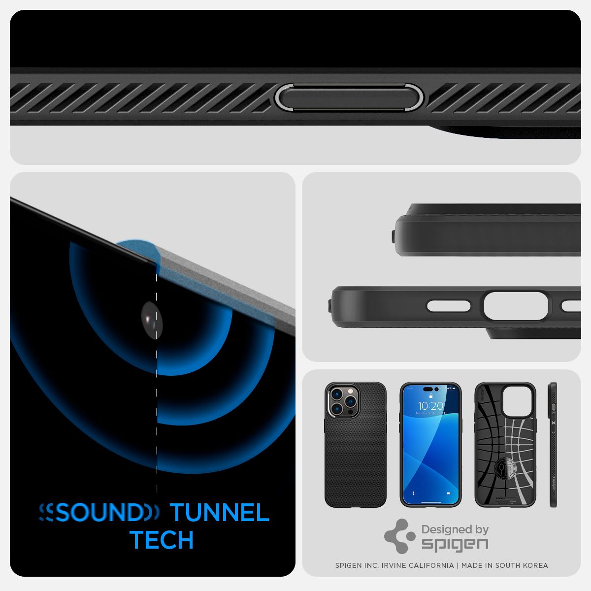 Spigen Liquid Air, matte black - iPhone 14 Pro (16)