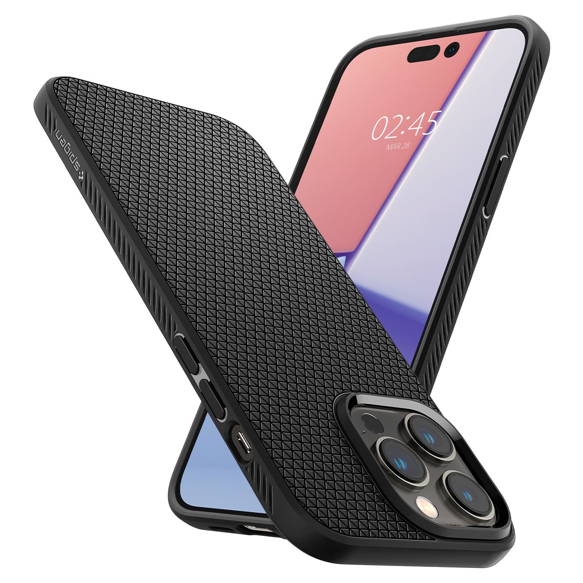 Spigen Liquid Air, matte black - iPhone 14 Pro (9)
