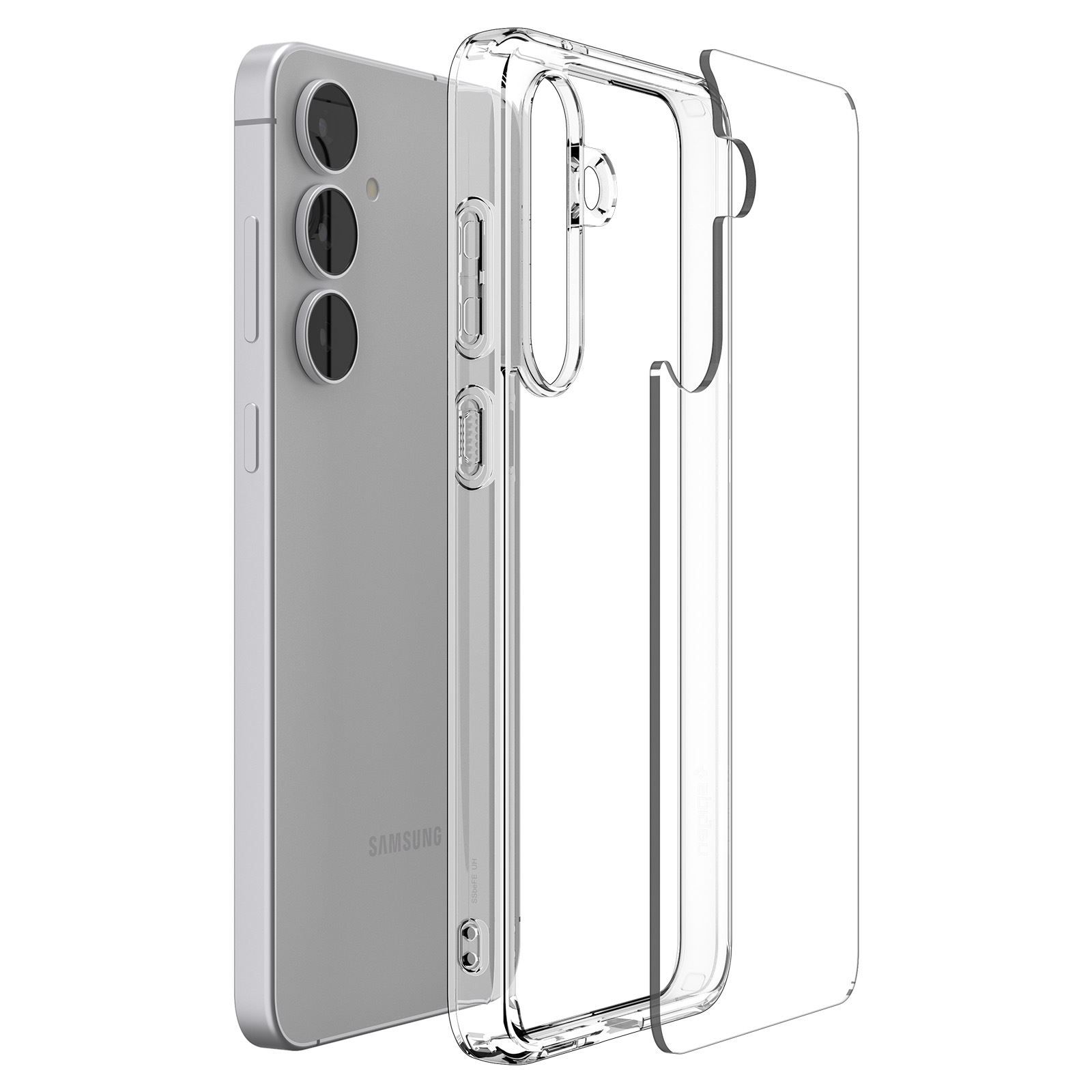 Spigen Ultra Hybrid, crystal clear - Samsung Galaxy S25 FE (7)