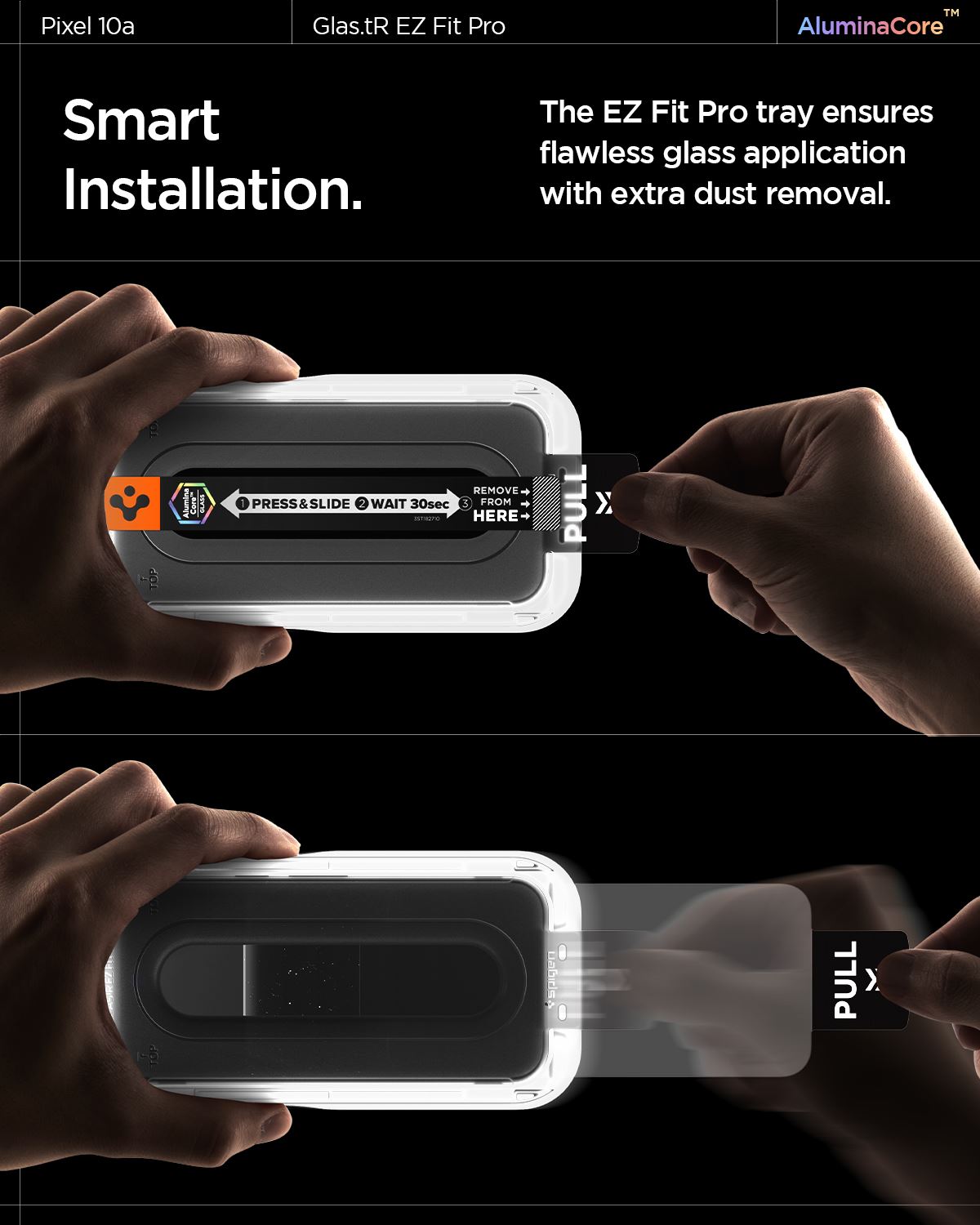 Spigen Glass tR EZ Fit Pro 2 Pack, transparency - Google Pixel 10a (17)