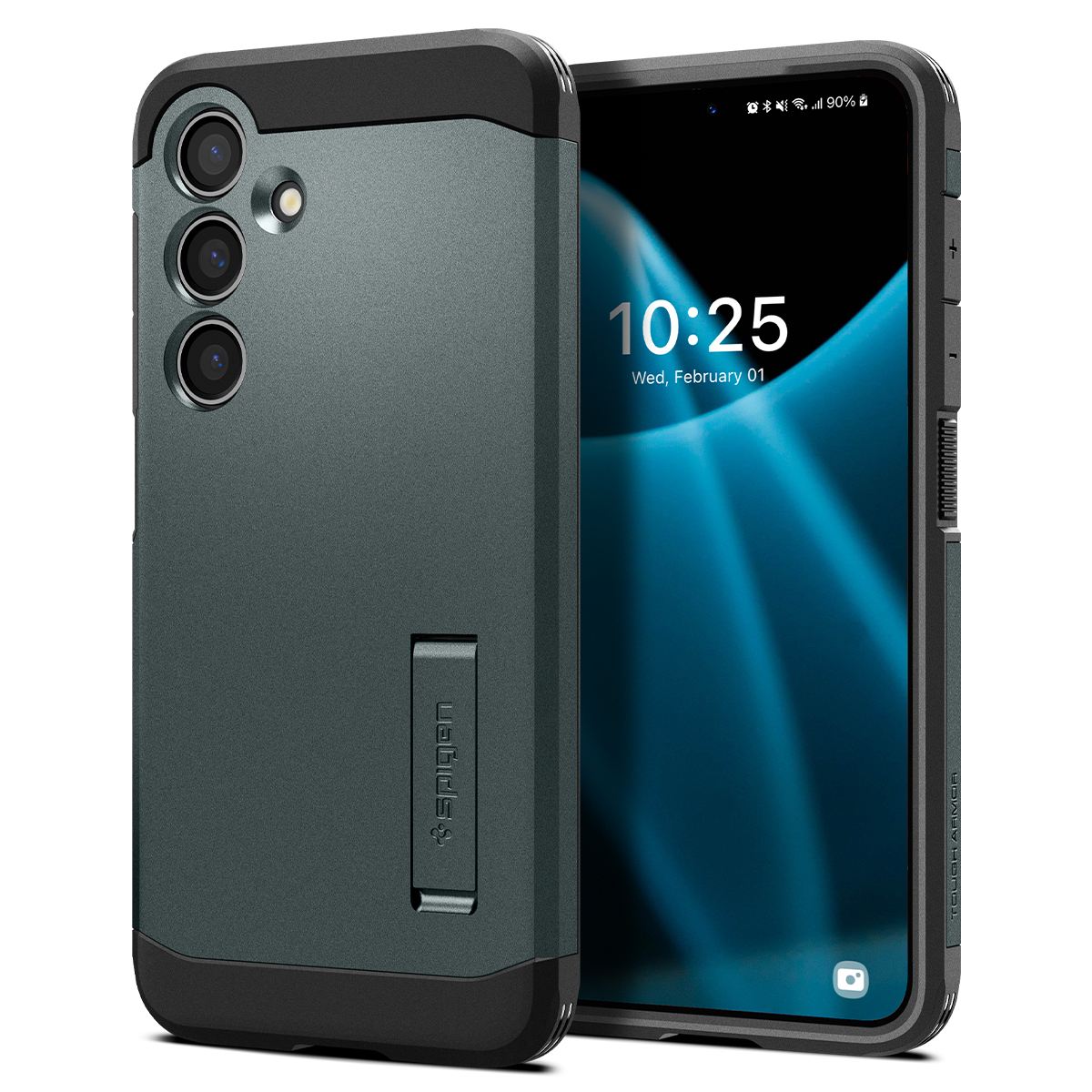 Spigen Tough Armor, abyss green - Samsung Galaxy S24 (1)