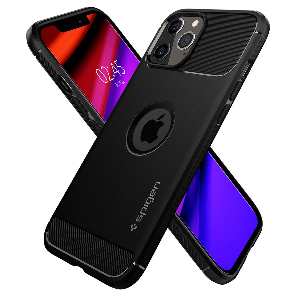 Spigen Rugged Armor, black - iPhone 12/Pro (5)