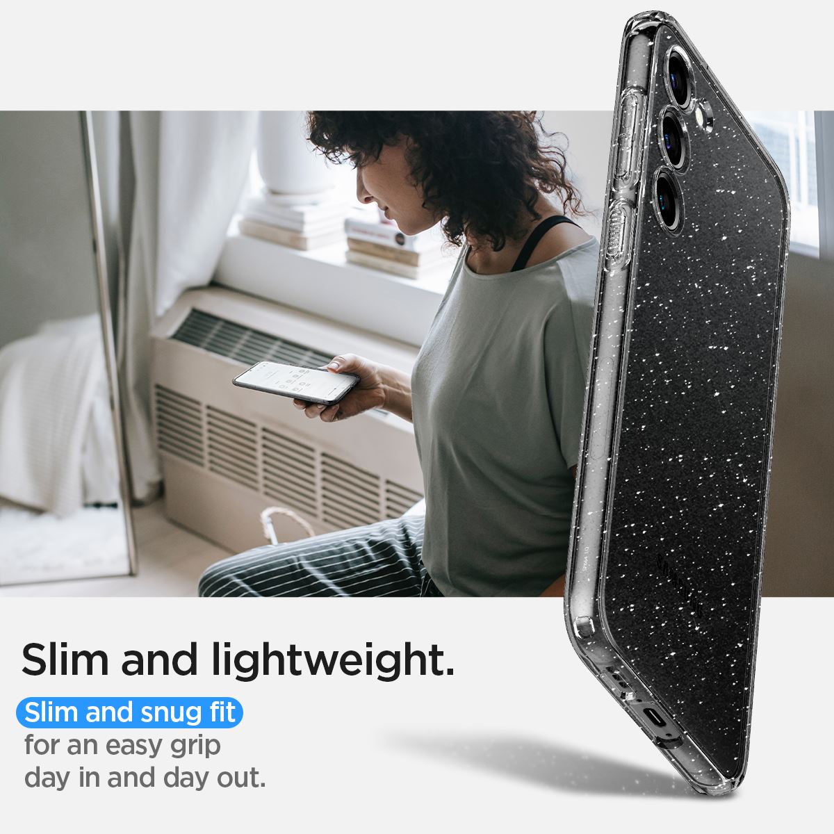 Spigen Liquid Crystal Glitter, clear - Samsung Galaxy S23 (14)