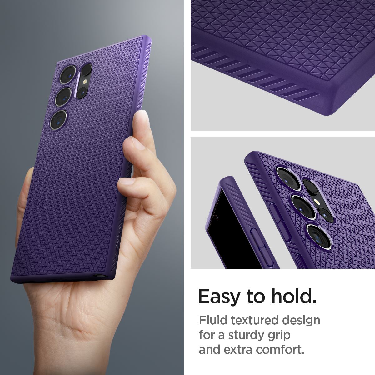 Spigen Liquid Air, deep purple - Samsung Galaxy S24 Ultra (15)