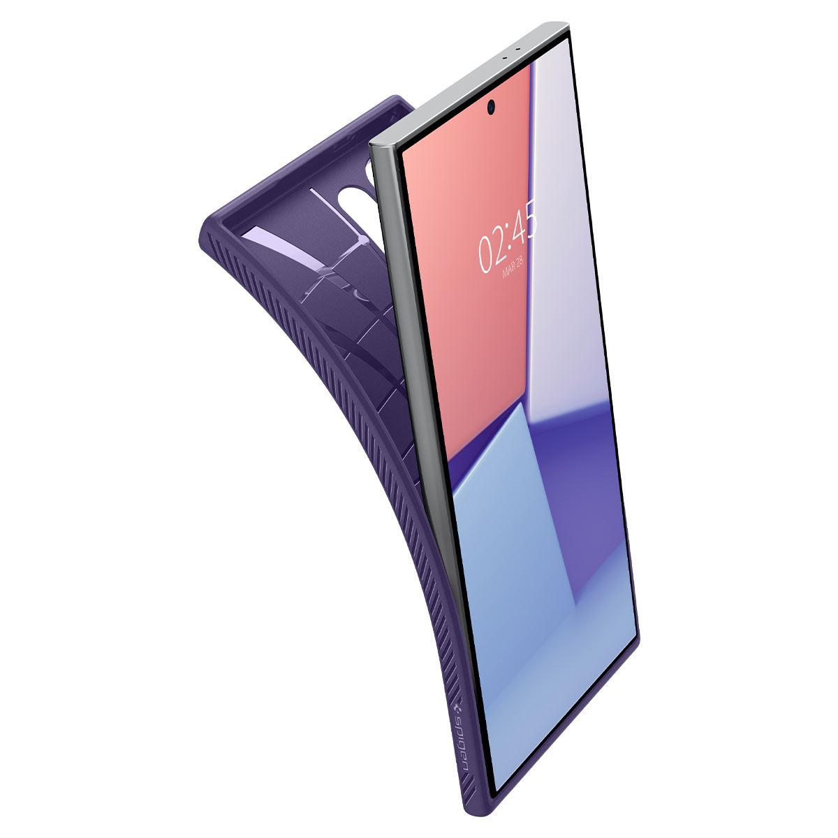 Spigen Liquid Air, deep purple - Samsung Galaxy S24 Ultra (7)