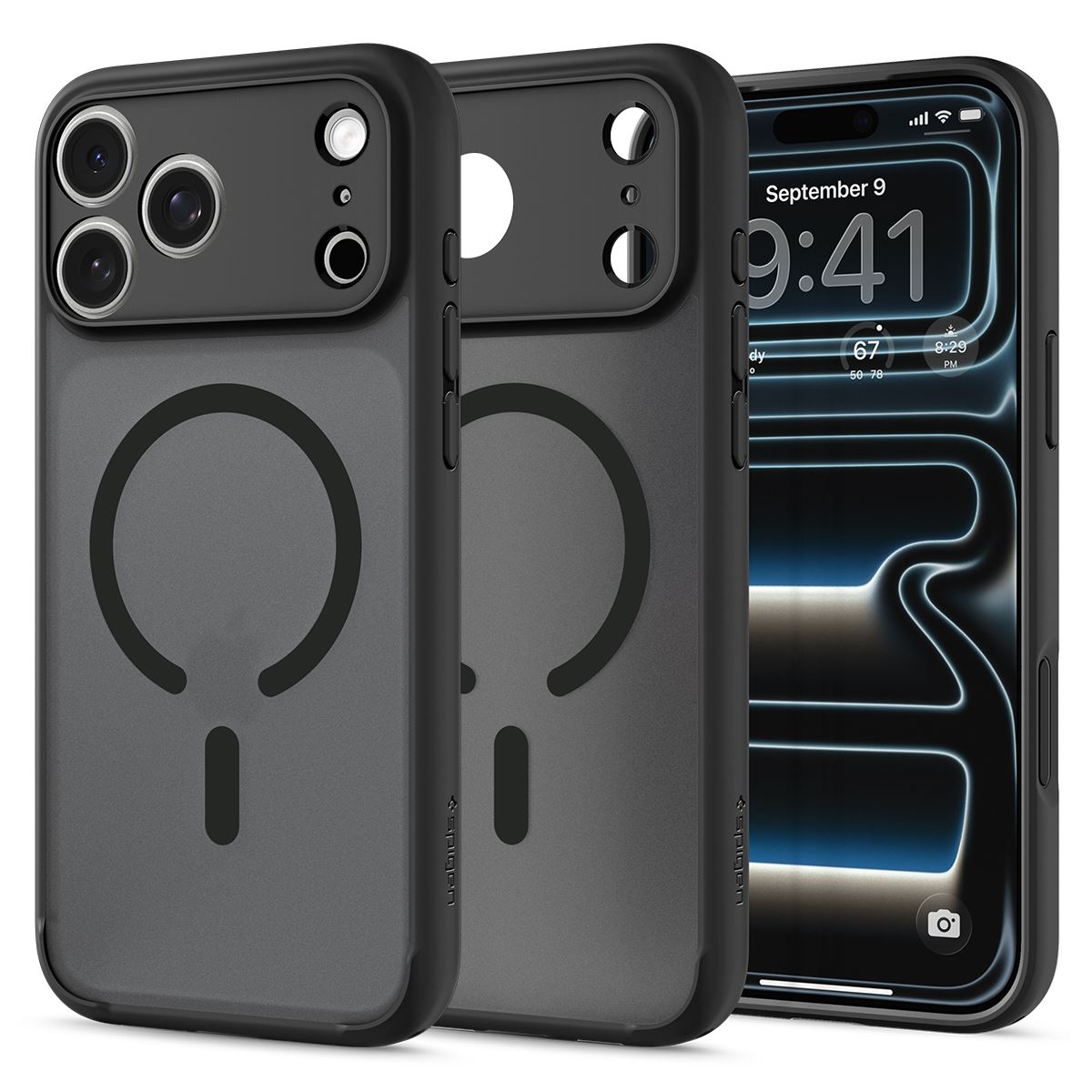 Spigen Ultra Hybrid MagSafe, frost black - iPhone 18 Pro/17 Pro (2)