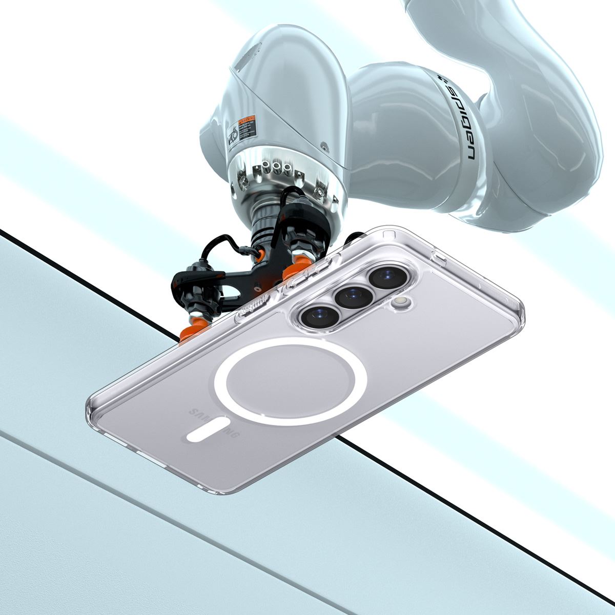 Spigen Ultra Hybrid MagSafe, clear white - Samsung Galaxy S26 (8)