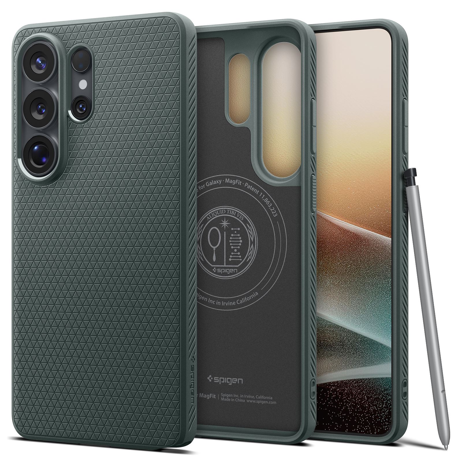 Spigen Liquid Air MagSafe, abyss green - Samsung Galaxy S26 Ultra (2)