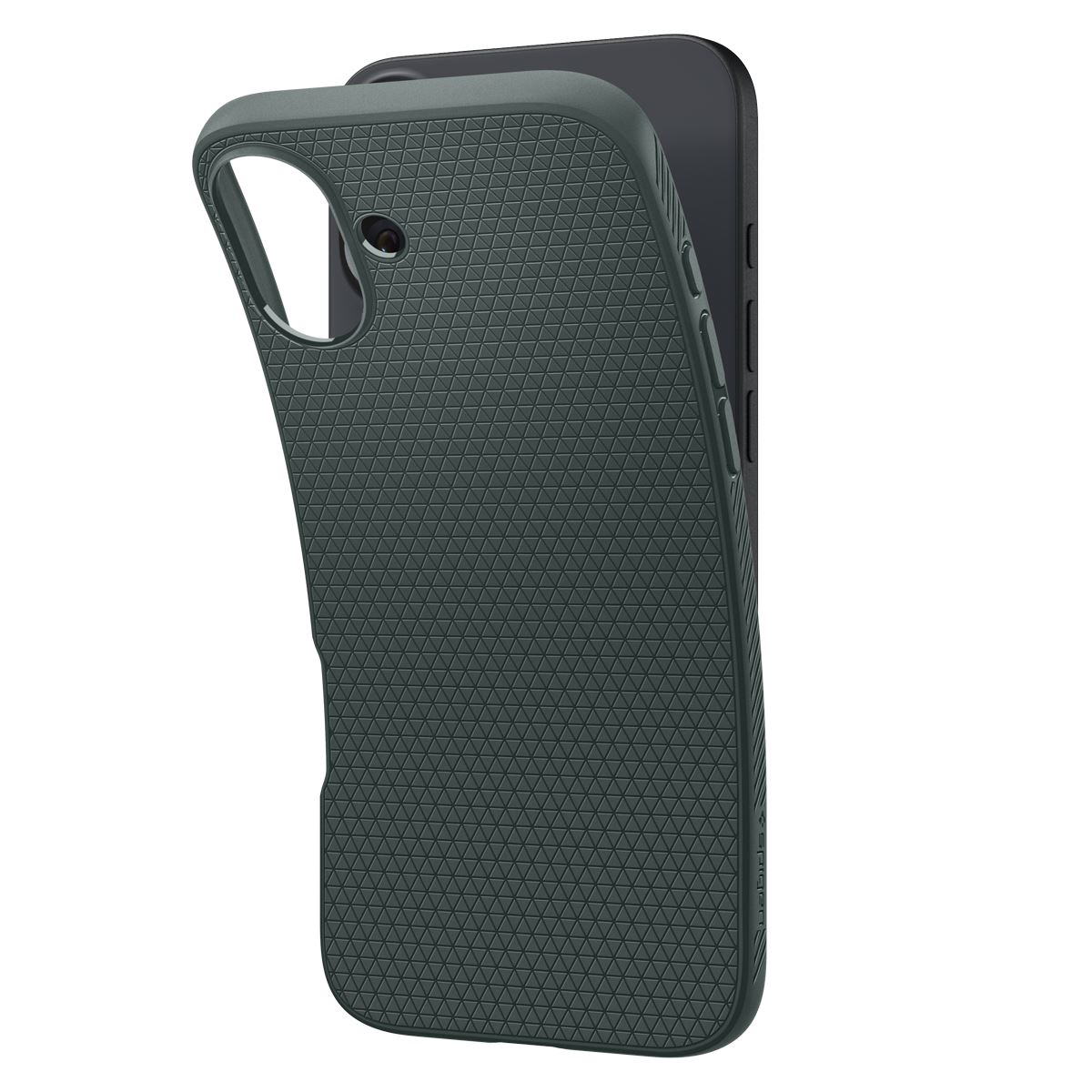 Spigen Liquid Air, abyss green - iPhone 16 (6)