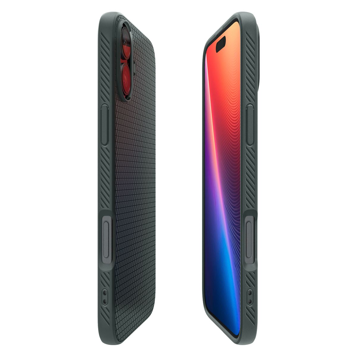 Spigen Liquid Air, abyss green - iPhone 16 (7)
