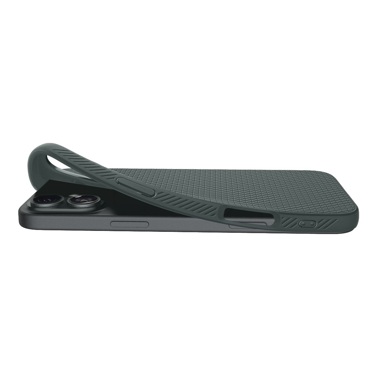 Spigen Liquid Air, abyss green - iPhone 16 (8)