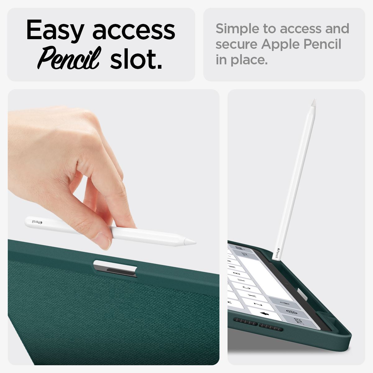 Spigen Urban Fit, midnight green - iPad Pro 13" 2024 (17)