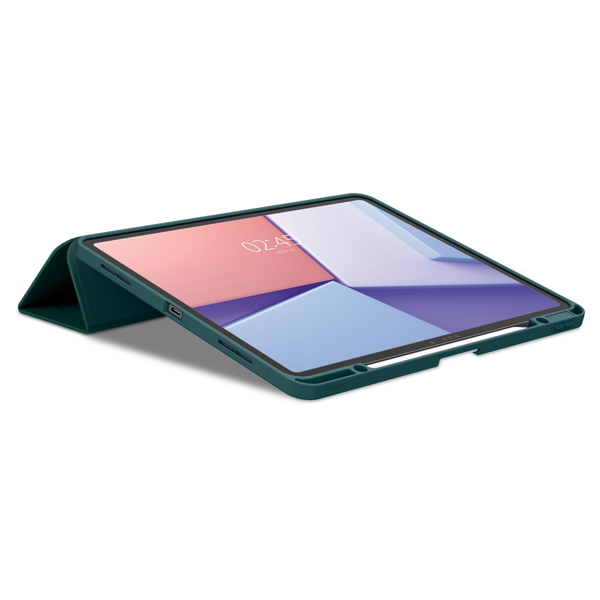 Spigen Urban Fit, midnight green - iPad Pro 13" 2024 (4)